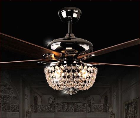 Shop ceiling lighting from nebraska furniture mart. Crystal Chandelier Ceiling Fan Combo - Hupehome