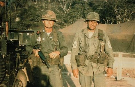 Vietnam War Lt Col Hal Moore And Sgm Basil Plumley Circa 1966