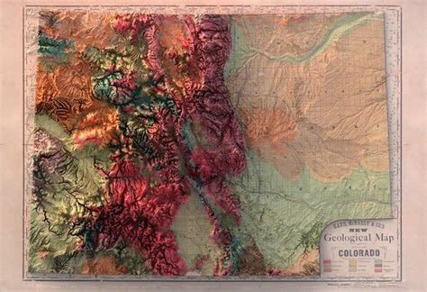 Colorado Geology In 2021 Colorado Map Relief Map Geology