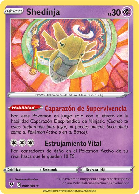 Shedinja Voltaje Vívido Tcg Wikidex La Enciclopedia Pokémon