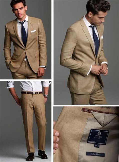 2015 Handsome Tuxedos For Men Beige Wedding Suits For Men Men Suits