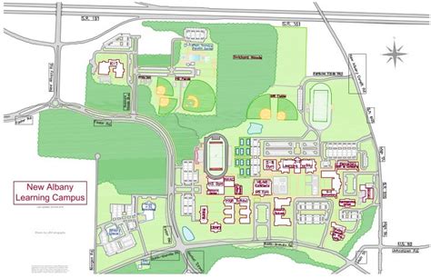 New Albany Learning Campus Map Jdbcartography