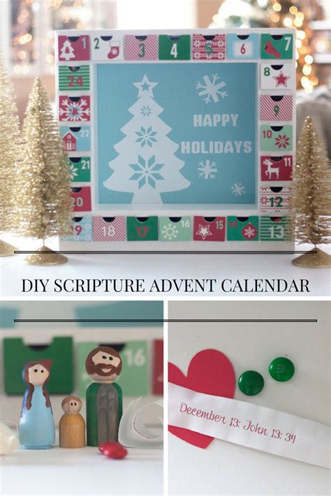 Do It Yourself Divas Diy Scripture Advent Calendar
