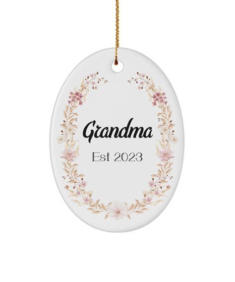 Custom Grandma Ornament Personalized Grandpa Ornament Etsy