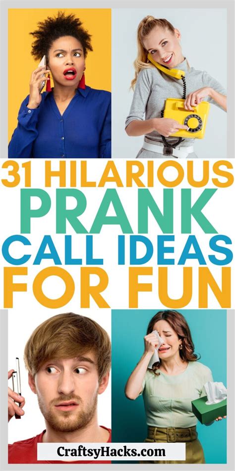 31 Hilarious Prank Call Ideas Craftsy Hacks