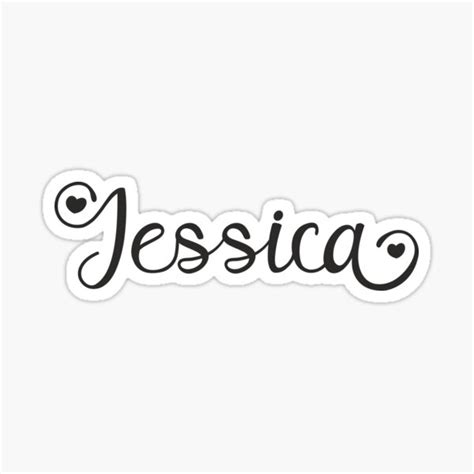 Jessica Name Jessica Calligraphy T For Jessica Custom T Jessica Personalized T