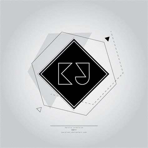 Kj Logo Art By Karoliskj On Deviantart Art Logo Logo Design Art