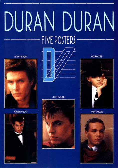 Duran Duran 1980s Vintage 12 X 165 Poster Book With 5 Etsy