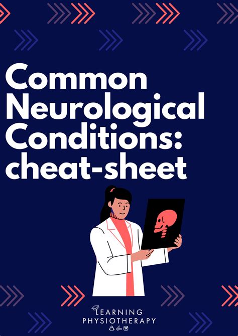 Common Neurological Conditions Cheat Sheet Learning Physiotherapy