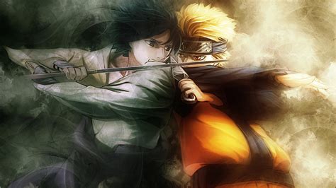 Naruto Shippuuden Uzumaki Naruto Uchiha Sasuke Anime Wallpapers Hd