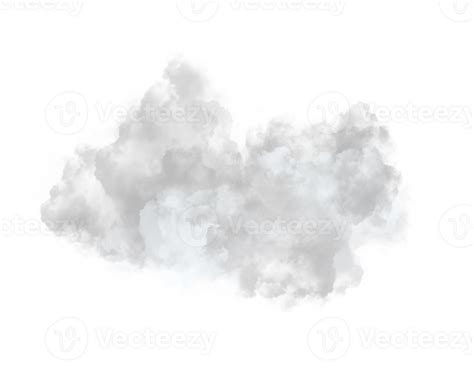 Set Of Realistic Smoke Or Cloud Isolated On Transparency Background