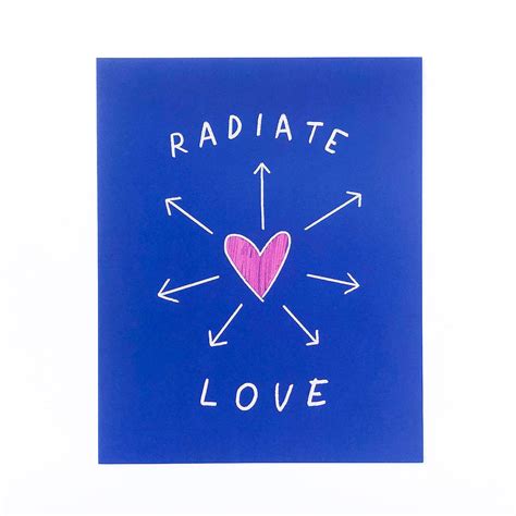 Radiate Love Art Print Free Period Press