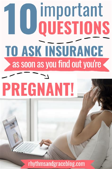 Questions For Insurance Provider When Pregnant Pregnancy Must Haves