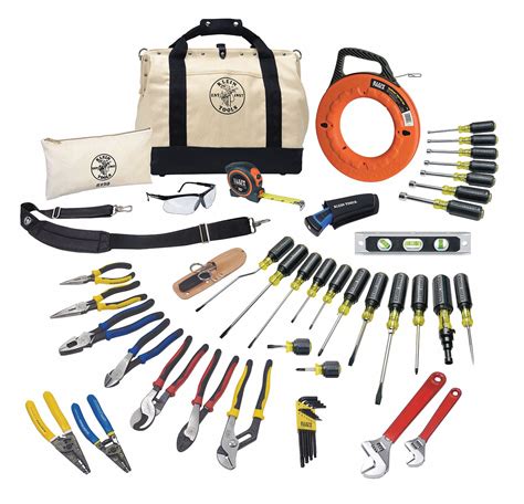 Klein Tools 41 Pc Electricians Tool Kit 2vzc180141 Grainger