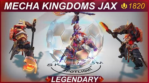 Mecha Kingdoms Jax Skin Spotlight Skingdom League Of Legends Youtube
