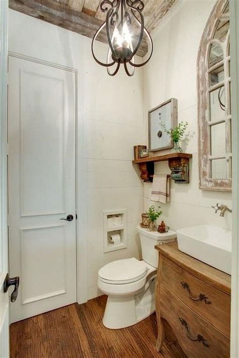 79 Easy And Modern Farmhouse Bathroom Decor Ideas Farmhouse