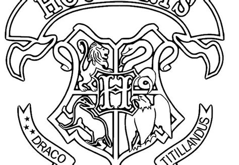 Stemma Logo Hogwarts Harry Potter Da Colorare Archivi Disegni Da