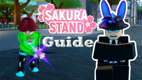 Sakura Stand Roblox Guide Gameplay How To Get Stand Roblox Jojo