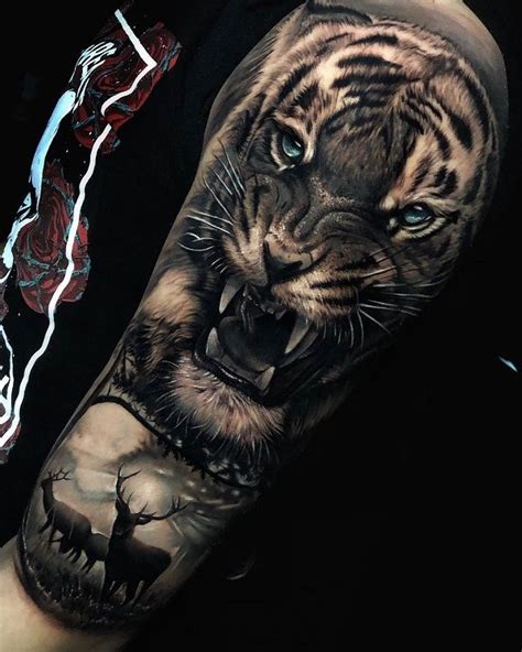 Awesome Tiger Tattoo Designs Art And Design Tiger Tattoodesign