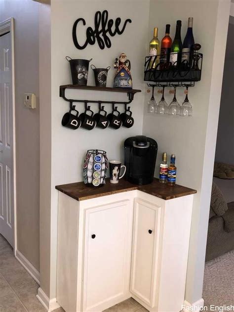 30 Best Home Coffee Bar Ideas For All Coffee Lovers Corner Coffee