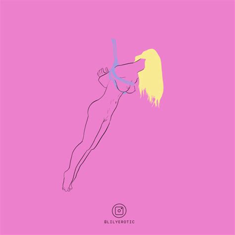 Minimalist Tied Up Naked Blonde Hairson