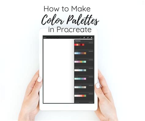 How To Create Color Palettes In Procreate Kelly Leigh Creates