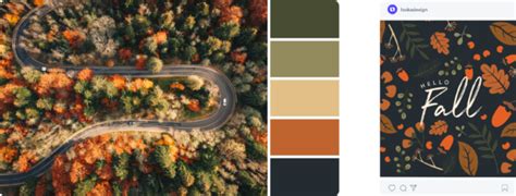 20 Fall Color Palettes For A Warm Fall Aesthetic Looka