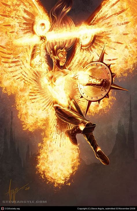 Light Of The Kingdom By Steve Argyle 2d Fantasy Art Angel Art