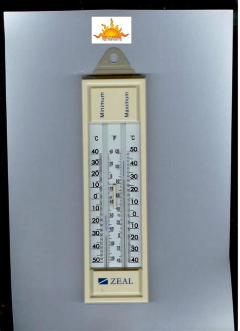 Zeal Max Min Thermometer At Best Price In Coimbatore By Sunshine