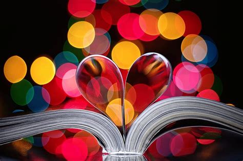 Love Glare Heart Book Paper Page Pages Hd Wallpaper Pxfuel