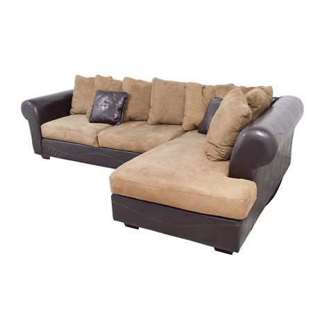 68 Off Ashley Furniture Ashley Furniture Brown Leather And Tan