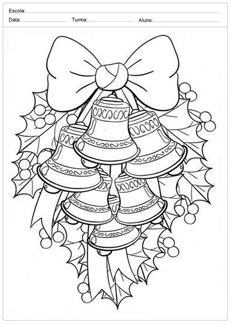 Desenhos De Natal Para Colorir E Imprimir Desenhos Natalinos Em Pdf