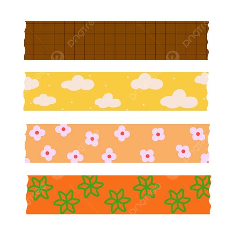 Washi Tapes Png Transparent Washi Tape Tape Cute Washi Tapes