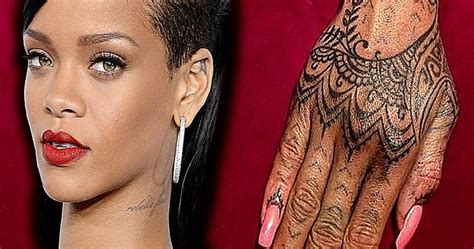 Rihanna Tattoo Free Tattoo Pictures