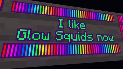 The New Glow Signs In Minecraft Are Amazing Youtube
