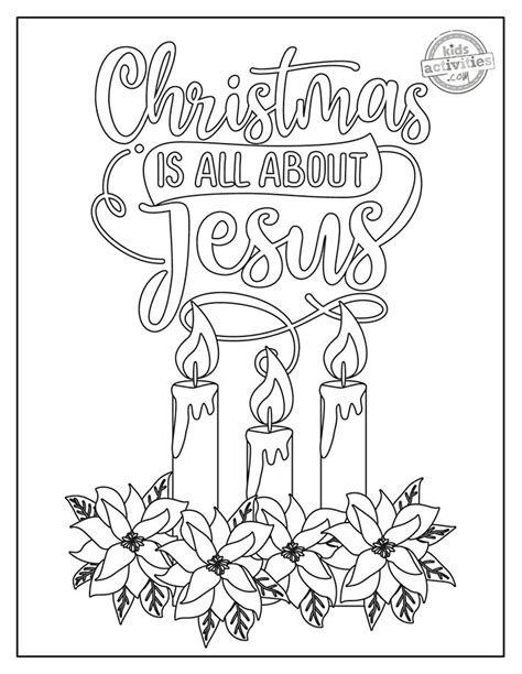 Free Printable Christian Christmas Coloring Pages Christmas Coloring