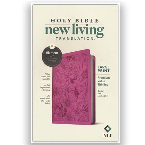 Jual Nlt Large Print Premium Value Thinline Bible Filament Enabled