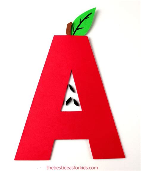 A Is For Apple Craft Letter A Crafts Alphabet Crafts Alphabet