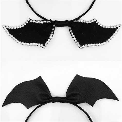 Black Bat Headband Bat Wings Hairband Halloween Headband