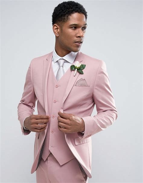 Widest selection of new season & sale only at lyst.com. ASOS Wedding Skinny Suit Jacket In Dusky Pink | ASOS