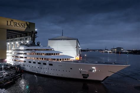 Lurssen Blue Worlds Fifth Largest Private Yacht Has Been Delivered