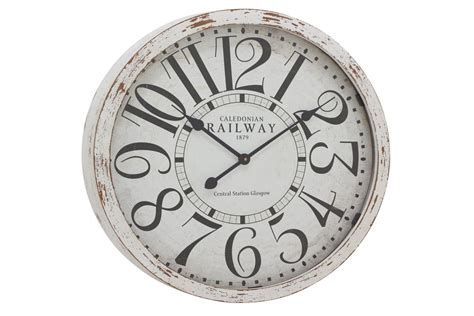 Old World Inspired Vintage Style Wall Clock At Gardner White