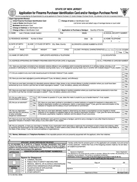 2009 2023 Form Nj Sts 033 Fill Online Printable Fillable Blank