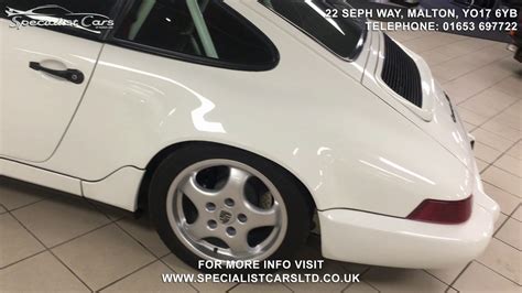 Porsche 964 Rs Lightweight Gp White For Sale Youtube