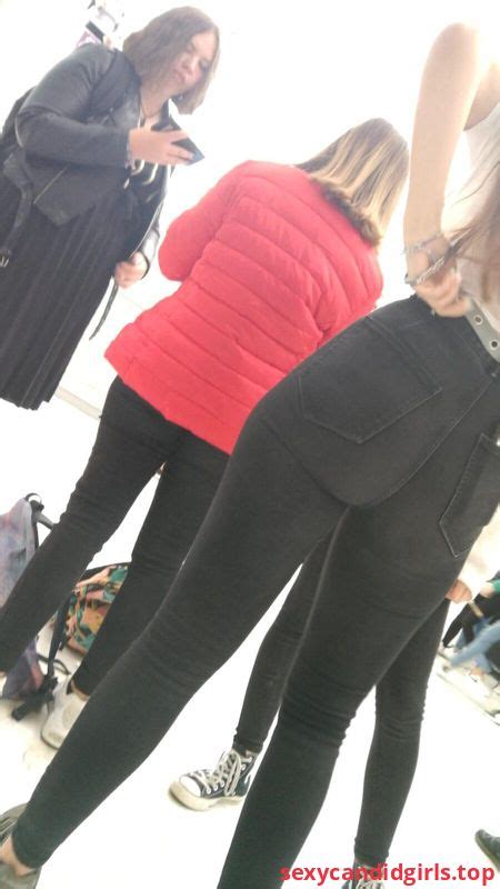 Sexycandidgirls Top Teens Booty In Tight Black Jeans Creepshot Item