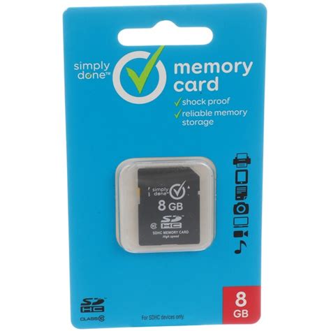 The company offers its services via a website and mobile app. Simply Done 8 Gb Memory Card (1 ct) - Instacart