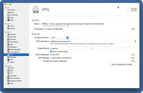 Setup Vpn Server Mac Earthlopte