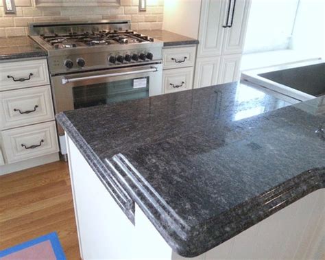 Steel grey granite with white cabinets. Steel Grey Granite | Houzz