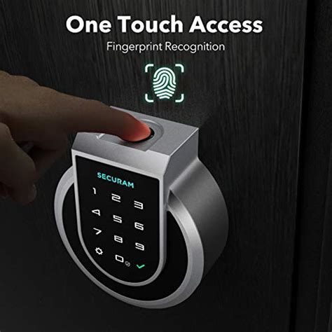 Securam Touch Fingerprint Smart Deadbolt Lock Keyless Entry Door Lock With Fingerprint Code