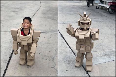 คุณพ่อสร้างสรรค์กล่องกระดาษไร้ค่าเป็นหุ่นยนต์ให้ลูกชาย - โพสต์ทูเดย์ ...